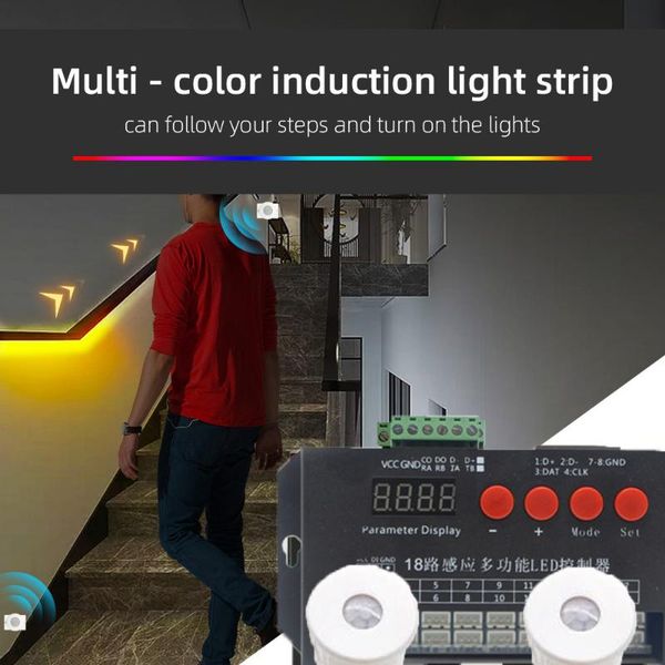 strips led stair light strip controller pir motion sensor addressable flexible dc 12v ws2811 ic rgb lights staircase lamp
strips led stair light strip controller pir motion sensor addressable flexible dc 12v ws2811 ic rgb lights staircase lamp