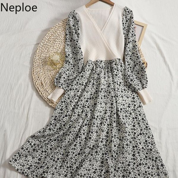 casual dresses neploe korean vintage woman dress 2021 fall clothing robe patchwork knitted vestidos mujer lace up slim floral elegant, Black;gray
casual dresses neploe korean vintage woman dress 2021 fall clothing robe patchwork knitted vestidos mujer lace up slim floral elegant, Black;gray