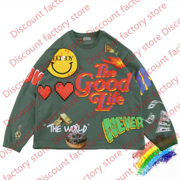 foaming printing sweatshirts men women 1 high-quality streetwear crewneck, Black
foaming printing sweatshirts men women 1 high-quality streetwear crewneck, Black