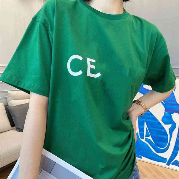 2022 factory wholesale new 2021ss summer ce letter bright series fruit green simple wind print short sleeve lovers t-shirt, White
2022 factory wholesale new 2021ss summer ce letter bright series fruit green simple wind print short sleeve lovers t-shirt, White