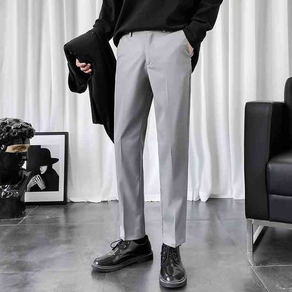 men's long new leisure trend in autumn winter 2020 slim fit and versatile men's straight pants nine legged trousers, Black
men's long new leisure trend in autumn winter 2020 slim fit and versatile men's straight pants nine legged trousers, Black