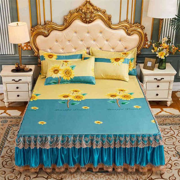bed skirt 3pcs ding set summer 1pcs + 2pcs pillowcase textile for home sheet luxury style spread j016 xx46
bed skirt 3pcs ding set summer 1pcs + 2pcs pillowcase textile for home sheet luxury style spread j016 xx46