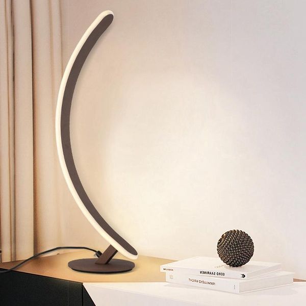 nordic led fashion table lamp curved aluminum bedside lamp cool white warm white dimming desk for living room home decor
nordic led fashion table lamp curved aluminum bedside lamp cool white warm white dimming desk for living room home decor