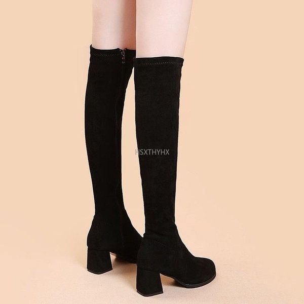 boots women warm knee high winter 2022 woman flocks party shoes ladies fashion fur heels lace up long female footwear, Black
boots women warm knee high winter 2022 woman flocks party shoes ladies fashion fur heels lace up long female footwear, Black