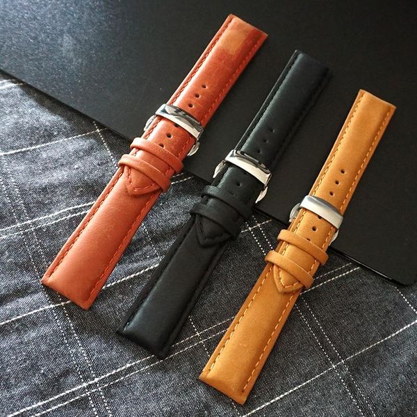 watch bands premium quality plain weave genuine leather watchband 20mm 22mm double press butterfly buckle strap accessories for men women, Black;brown
watch bands premium quality plain weave genuine leather watchband 20mm 22mm double press butterfly buckle strap accessories for men women, Black;brown