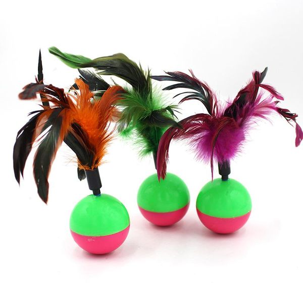 cat ball toy feather tumbler interactive teaser toy for cat kitten funny play game pet relieve boredom
cat ball toy feather tumbler interactive teaser toy for cat kitten funny play game pet relieve boredom