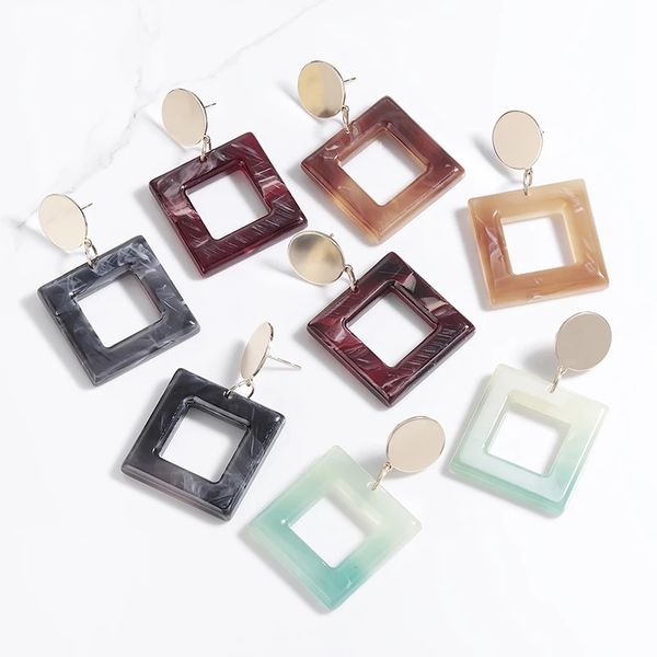 geometry rectangular dangle earring vintage acrylic statement drop earrings for women fashion jewelry party brincos accessories, Silver
geometry rectangular dangle earring vintage acrylic statement drop earrings for women fashion jewelry party brincos accessories, Silver