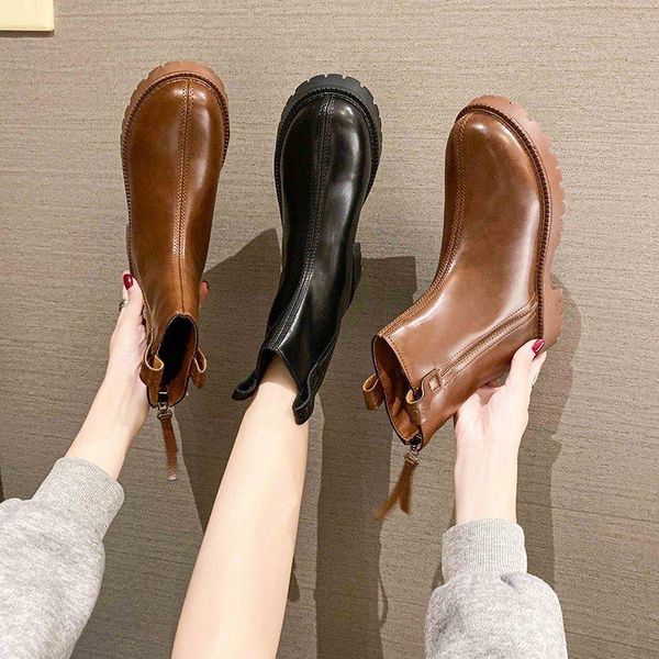 boots autumn ankle women shoes woman warm plush winter solid leather zip sewing thick bottom platform plus size, Black
boots autumn ankle women shoes woman warm plush winter solid leather zip sewing thick bottom platform plus size, Black
