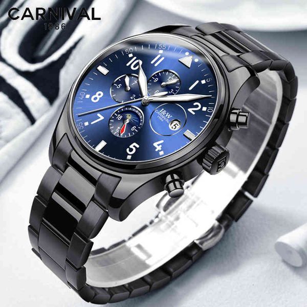 automatic carnival waterproof men's watches mechanical clock relogio masculino with gift box reloj hombre, Slivery;brown
automatic carnival waterproof men's watches mechanical clock relogio masculino with gift box reloj hombre, Slivery;brown
