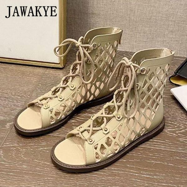 sandals rome flat net women shoes 2021 lace up peep toe casual beach fashion real leather cover heel boots, Black
sandals rome flat net women shoes 2021 lace up peep toe casual beach fashion real leather cover heel boots, Black