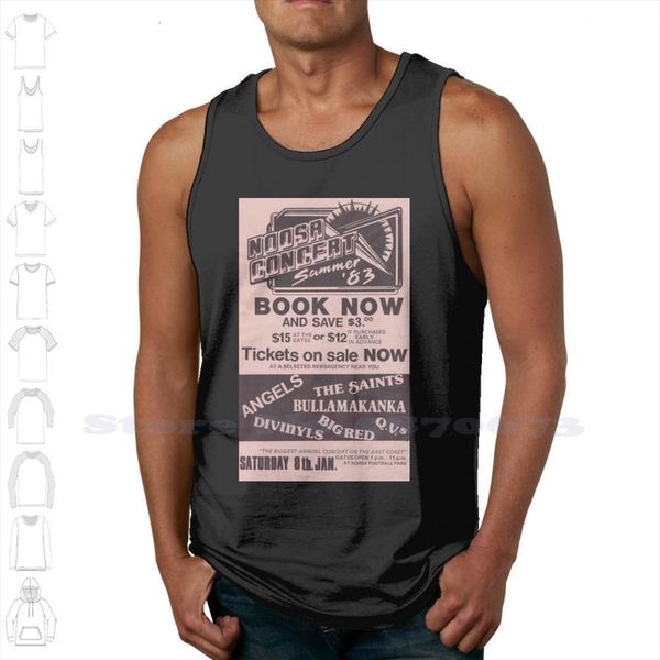 concert summer 83 black white sleeveless tank men women sunchine coast queensland old school, White;black
concert summer 83 black white sleeveless tank men women sunchine coast queensland old school, White;black