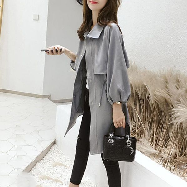 women's trench coats windbreaker woman plaid coat cotton classic female long loose drawstring fashion outwear korean overcoat trenchcoa, Tan;black
women's trench coats windbreaker woman plaid coat cotton classic female long loose drawstring fashion outwear korean overcoat trenchcoa, Tan;black