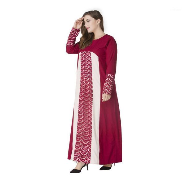 ethnic clothing muslim dress fashion robe nationality lace splicing long sleeve plus size abaya dubai turkey donsignet, Red
ethnic clothing muslim dress fashion robe nationality lace splicing long sleeve plus size abaya dubai turkey donsignet, Red