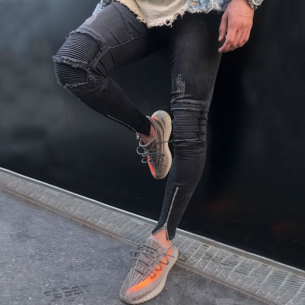 2021 new men's black locomotive hole tight ny trend fashion solid color pant panelled regular pencil trousers 8osc, Blue
2021 new men's black locomotive hole tight ny trend fashion solid color pant panelled regular pencil trousers 8osc, Blue