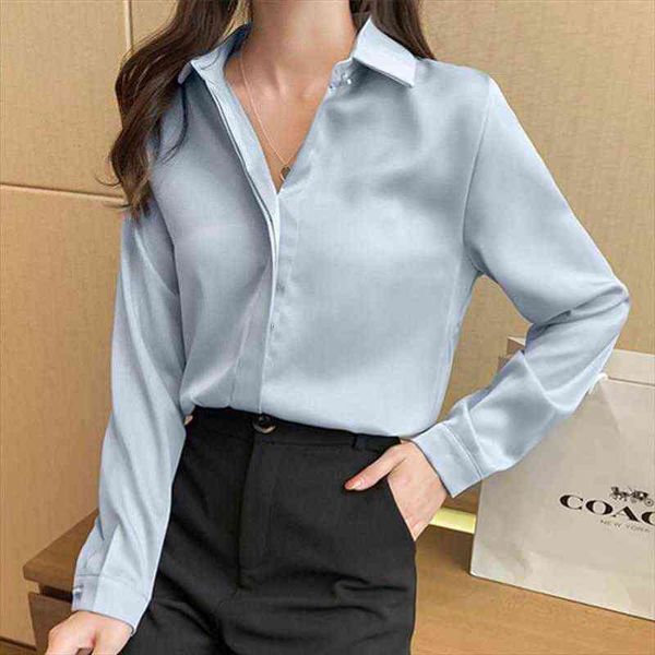 Fall Satin Long Sleeve Silk Womens Blouses White Ol Woman Solid Pullover Ladies Tops
Fall Satin Long Sleeve Silk Womens Blouses White Ol Woman Solid Pullover Ladies Tops
