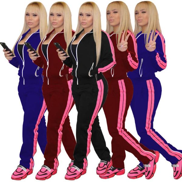 women's two piece pants 48sm9219 autumn winter women casual fashion solid color stitching printed zipper loose jacket trousers sports s, White
women's two piece pants 48sm9219 autumn winter women casual fashion solid color stitching printed zipper loose jacket trousers sports s, White