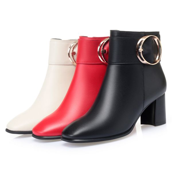 ankle boots for women square toe fashion shoes plush warm winter short boots zipper square heels comfortable lady shoes, Black
ankle boots for women square toe fashion shoes plush warm winter short boots zipper square heels comfortable lady shoes, Black