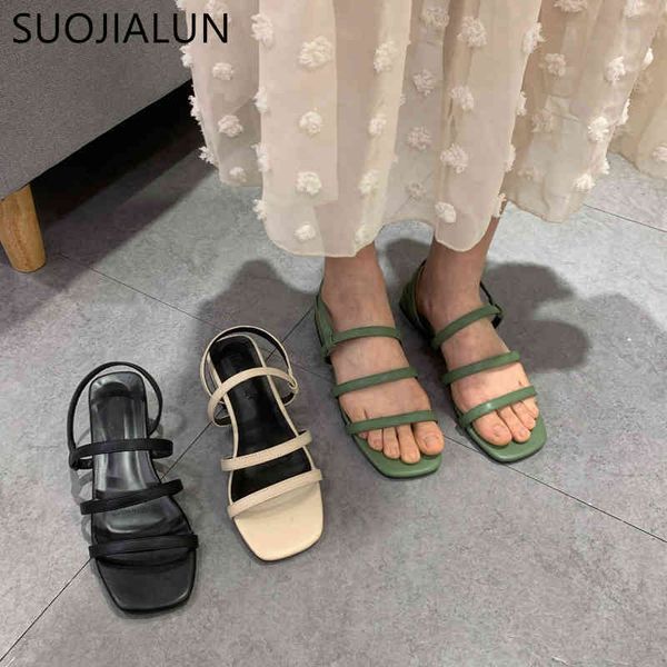 suojialun 2021 new brand women sandal shoes fashion narrow band slip on slides low heel ladies casual outdoor beach sandal shoes k78, Black
suojialun 2021 new brand women sandal shoes fashion narrow band slip on slides low heel ladies casual outdoor beach sandal shoes k78, Black
