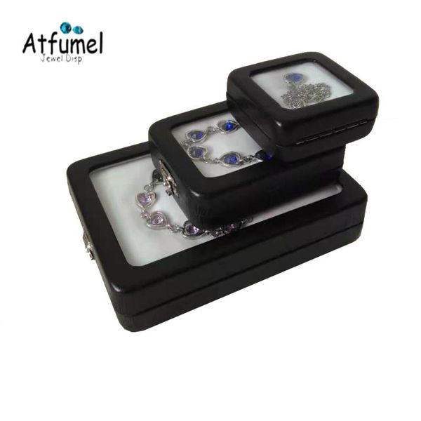 jewelry pouches, bags glass cover black pu leather diamond box gem storage metal safe lock gemstone beads bracelet display holder, Pink;blue
jewelry pouches, bags glass cover black pu leather diamond box gem storage metal safe lock gemstone beads bracelet display holder, Pink;blue