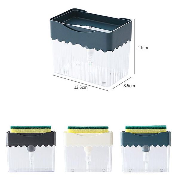 storage bottles & jars 2 in 1 kitchen liquid soap pumps dispenser sponge holder press counterrack for home hg99
storage bottles & jars 2 in 1 kitchen liquid soap pumps dispenser sponge holder press counterrack for home hg99