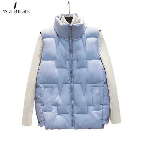pinkyisblack stand collar winter women down vest plus size 3xl solid ladies cotton padded waistcoat sleeveless jacket for women 211008, Black;white
pinkyisblack stand collar winter women down vest plus size 3xl solid ladies cotton padded waistcoat sleeveless jacket for women 211008, Black;white