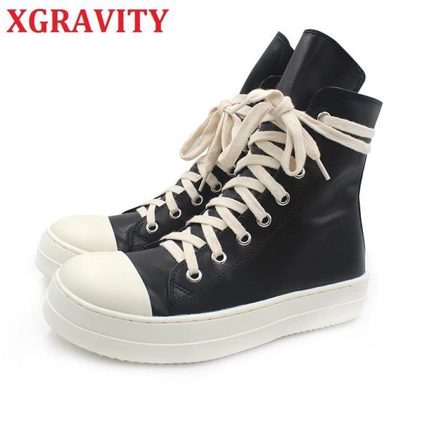 boots xgravity mid-calf lady casual black flat sneaker elegant woman round toe fashion european american autumn shoes c251
boots xgravity mid-calf lady casual black flat sneaker elegant woman round toe fashion european american autumn shoes c251