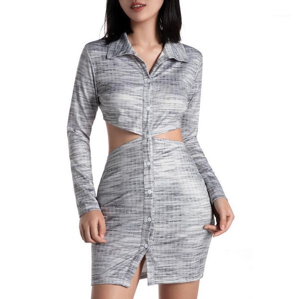 casual dresses autumn ruched long sleeve bodycon dress women turn-down collar mini female button-down slim party vestidos, Black;gray
casual dresses autumn ruched long sleeve bodycon dress women turn-down collar mini female button-down slim party vestidos, Black;gray