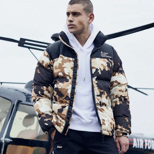 simple autumn and winter men's hooded thickened camouflage down cotton padded jacket large casual versatile trend cotton padded jacket, Black
simple autumn and winter men's hooded thickened camouflage down cotton padded jacket large casual versatile trend cotton padded jacket, Black