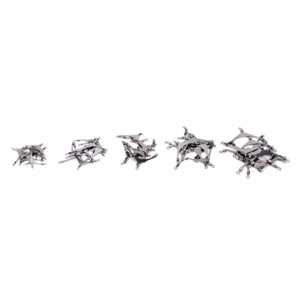 10pcs 3 way stainless steel fishing jig head swivels fishing rolling pole swivel tackle connector
10pcs 3 way stainless steel fishing jig head swivels fishing rolling pole swivel tackle connector