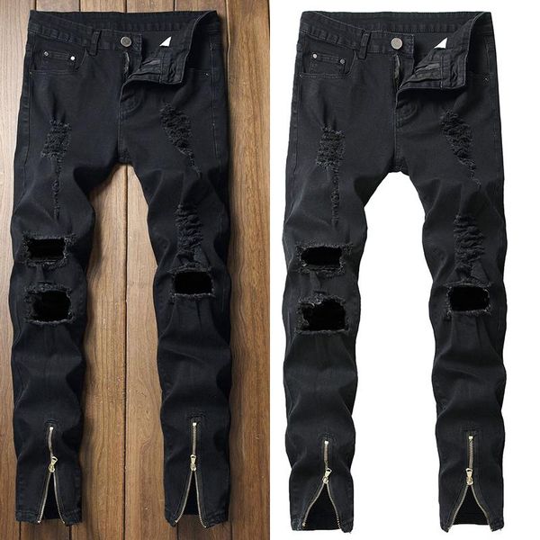 men's jeans nee hole slim trendy man hip hop ripped personalized denim pants plus size 36 2021 streetwear complex, Blue
men's jeans nee hole slim trendy man hip hop ripped personalized denim pants plus size 36 2021 streetwear complex, Blue