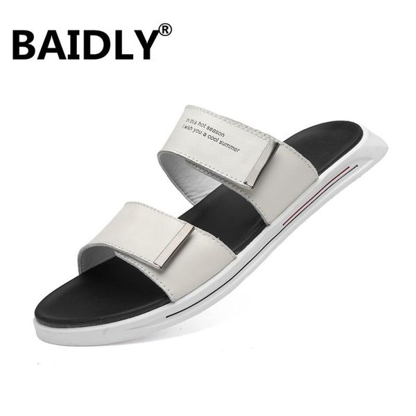 slippers man leather breathable summer men sandals outdoor male beach shoes big size, Black
slippers man leather breathable summer men sandals outdoor male beach shoes big size, Black