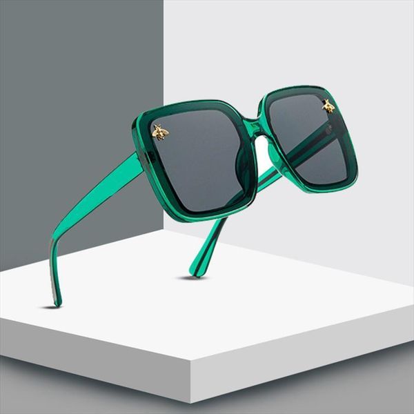 fashion square frame bee sunglasses men women brand designer vintage travel sun glasses shades oculos uv400, White;black
fashion square frame bee sunglasses men women brand designer vintage travel sun glasses shades oculos uv400, White;black