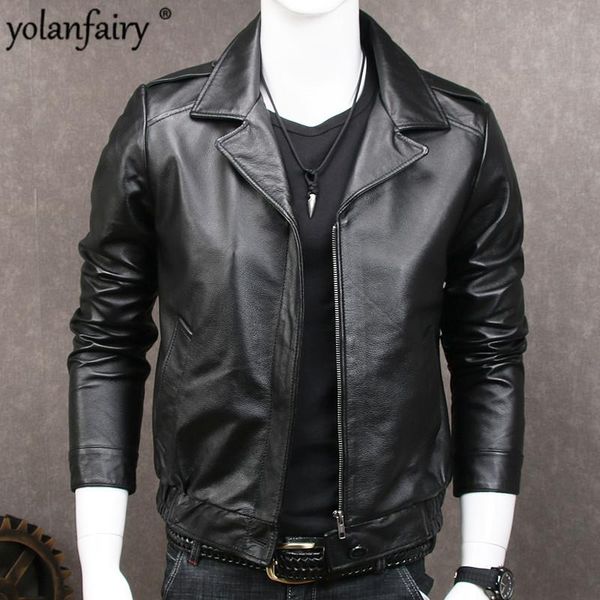 men's leather & faux jacket 2021 genuine cow men short spring autumn cowhide coats and jackets mt-1615 kj4307, Black
men's leather & faux jacket 2021 genuine cow men short spring autumn cowhide coats and jackets mt-1615 kj4307, Black