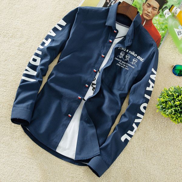 men's casual shirts long-sleeve shirt, street clothes, student casual fine, young, summer, ozoa, White;black
men's casual shirts long-sleeve shirt, street clothes, student casual fine, young, summer, ozoa, White;black
