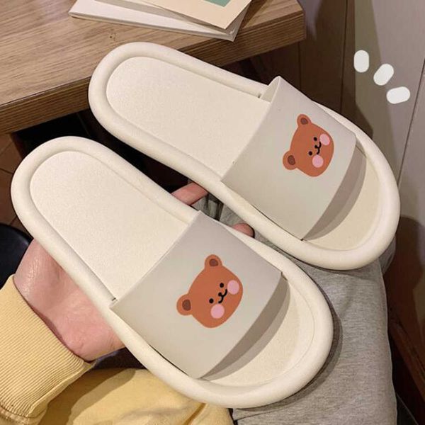 summer slippers shoe cute bear open toe low platform flip flops for house indoor flat beach slides female qq682 210625, Black
summer slippers shoe cute bear open toe low platform flip flops for house indoor flat beach slides female qq682 210625, Black