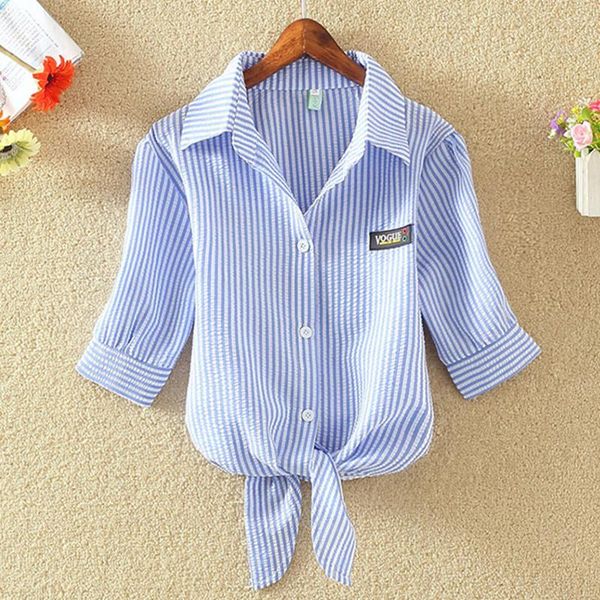 women's blouses & shirts plus size striped blouse women 2021 summer turn-down collar crop womens and short shirt, White
women's blouses & shirts plus size striped blouse women 2021 summer turn-down collar crop womens and short shirt, White