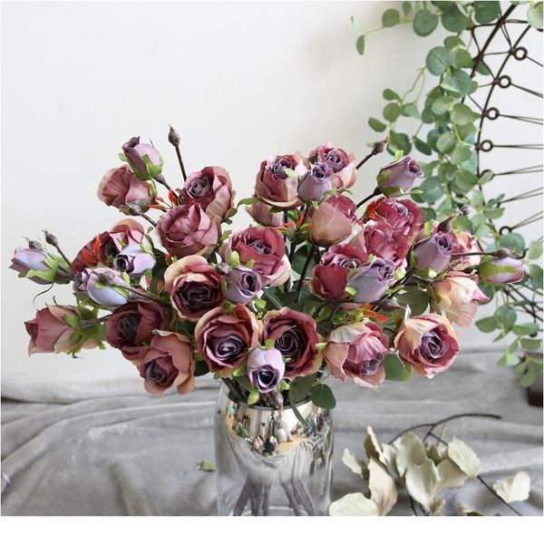 3 heads silk roses bouquet vases for home decor new year christmas wedding decorative flowers wreaths artificial jllnsq
3 heads silk roses bouquet vases for home decor new year christmas wedding decorative flowers wreaths artificial jllnsq