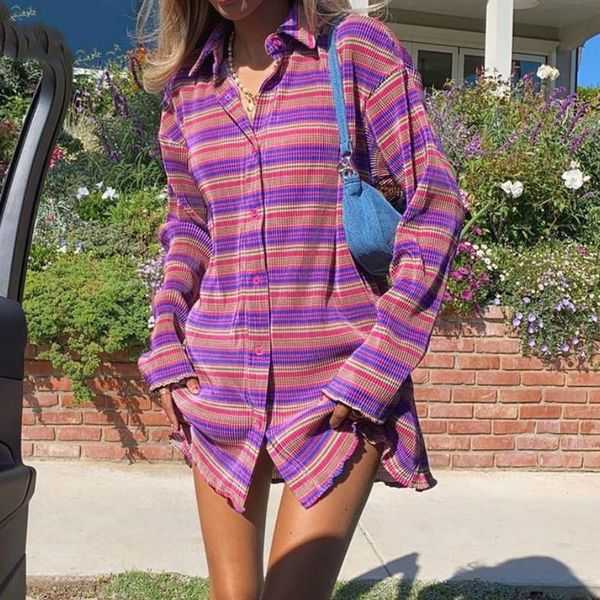 casual dresses 2021 shirt dress women striple print long sleeve lapel buttons mini loose female, Black;gray
casual dresses 2021 shirt dress women striple print long sleeve lapel buttons mini loose female, Black;gray