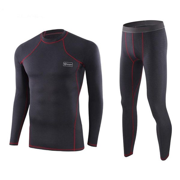 outdoors sprots traing elastic suits slim fit fitness training suit mountaineering thermal underwear set, White;black
outdoors sprots traing elastic suits slim fit fitness training suit mountaineering thermal underwear set, White;black