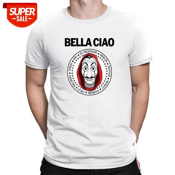 la casa de papel t shirt money heist tees tv series t-shirt men cotton casual tees bella ciao graphic print male cool #3r3i, White;black
la casa de papel t shirt money heist tees tv series t-shirt men cotton casual tees bella ciao graphic print male cool #3r3i, White;black