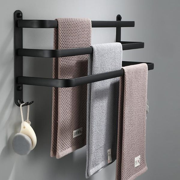 towel racks 30-50cmtowel holder bathroom accessories space aluminum 1-3 layer storage coat hook shower room rack shelves
towel racks 30-50cmtowel holder bathroom accessories space aluminum 1-3 layer storage coat hook shower room rack shelves