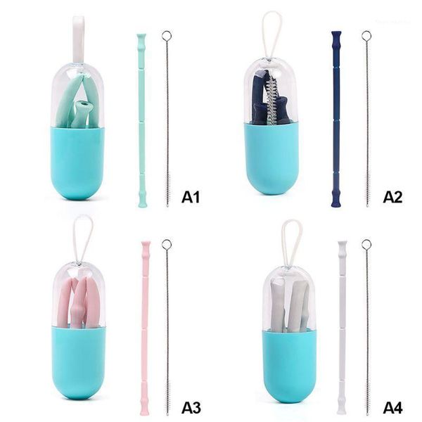 drinking straws collapsible silicone reusable foldable with cleaning brush and carrying case portable for travel office1
drinking straws collapsible silicone reusable foldable with cleaning brush and carrying case portable for travel office1
