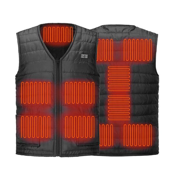 men's vests 11 heated vest jacket fashion men women coat clothes intelligent electric heating thermal warm winter, Black;white
men's vests 11 heated vest jacket fashion men women coat clothes intelligent electric heating thermal warm winter, Black;white