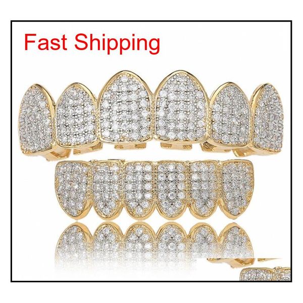 hip hop micro zircons gold teeth grillz bottom grills dental mouth punk teeth caps cosplay party tooth r jllcbs yy_dhhome, Silver
hip hop micro zircons gold teeth grillz bottom grills dental mouth punk teeth caps cosplay party tooth r jllcbs yy_dhhome, Silver