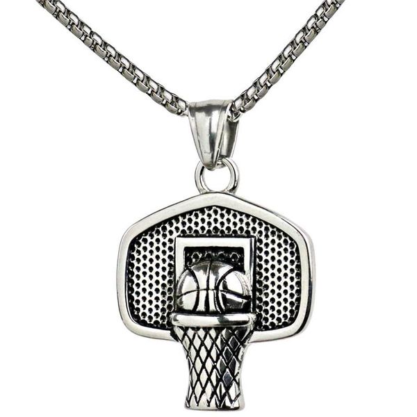 pendant necklaces basketball basket necklace stainless steel chain ball charm men sports team hip hop jewelry, Silver
pendant necklaces basketball basket necklace stainless steel chain ball charm men sports team hip hop jewelry, Silver