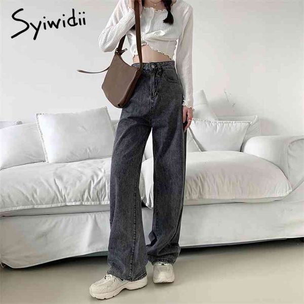 gray jeans for women straight full length denim pants high waist trousers blue baggy wide leg mom clothes bottom 210607
gray jeans for women straight full length denim pants high waist trousers blue baggy wide leg mom clothes bottom 210607