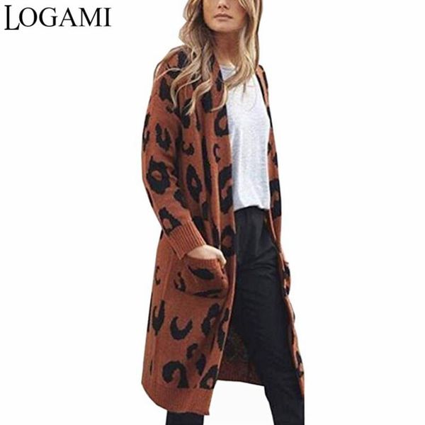women's sweaters logami knit long cardigan women sleeve leopard sweater female autumn winter casual cardigans coat, White;black
women's sweaters logami knit long cardigan women sleeve leopard sweater female autumn winter casual cardigans coat, White;black