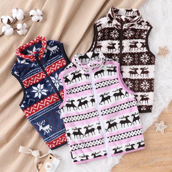 jackets patpat kid boy/kid girl christmas deer snowflake pattern fuzzy vest coat, Blue;gray
jackets patpat kid boy/kid girl christmas deer snowflake pattern fuzzy vest coat, Blue;gray