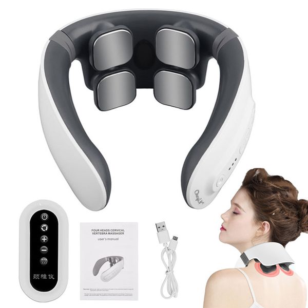 electric smart neck and back pulse massager wireless heated red light cervical vertebra relax pain relief kneading machine 4head
electric smart neck and back pulse massager wireless heated red light cervical vertebra relax pain relief kneading machine 4head