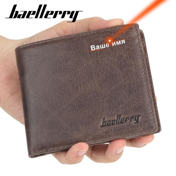 baellerry 2021 vintage brown men wallets leather bifold small men's wallet leather card holder purses & wallet christmas present, Red;black
baellerry 2021 vintage brown men wallets leather bifold small men's wallet leather card holder purses & wallet christmas present, Red;black